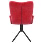 Grozāmie ēdamistabas krēsli, 2gab., sarkans cena un informācija | Virtuves un ēdamistabas krēsli | 220.lv