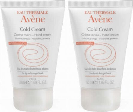 Roku krēms Avène Avene Pack Cold Cream Hand Cream, 2x50 ml цена и информация | Ķermeņa krēmi, losjoni | 220.lv