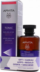 Komplekts pret matu izkrišanu vīriešiem Apivita Hair Loss: losjons, 150 ml + šampūns, 250 ml cena un informācija | Šampūni | 220.lv