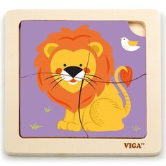 Развивающий пазл из дерева Viga Lion (2458) 3160 цена и информация | Игрушки для малышей | 220.lv