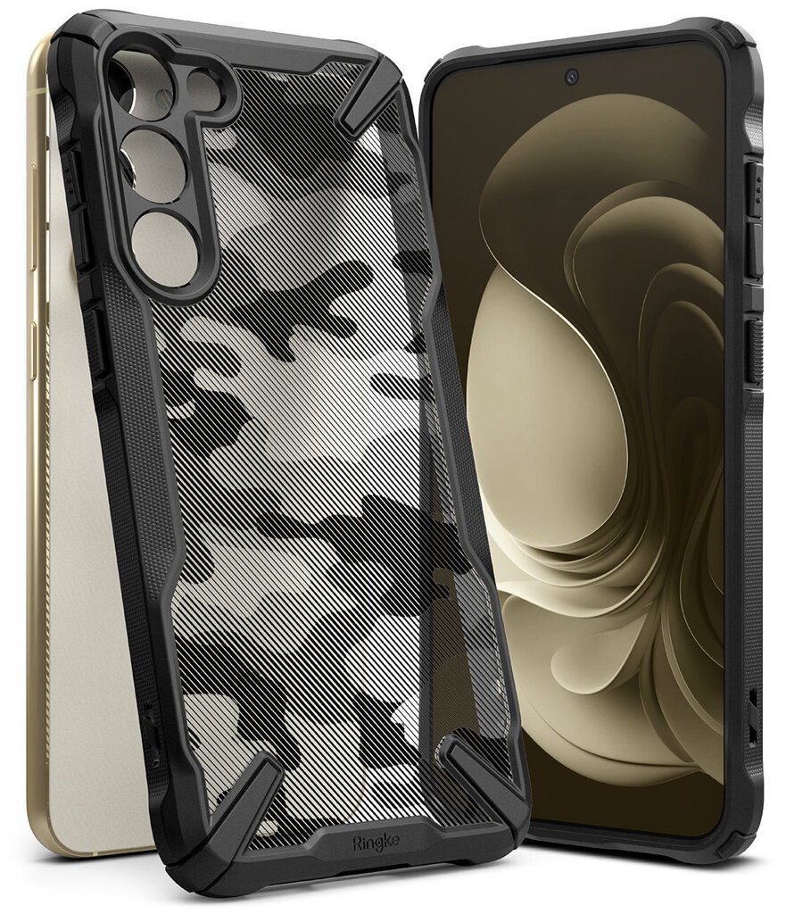 Ringke Fusion X piemērots Samsung Galaxy S23+, melns cena un informācija | Telefonu vāciņi, maciņi | 220.lv