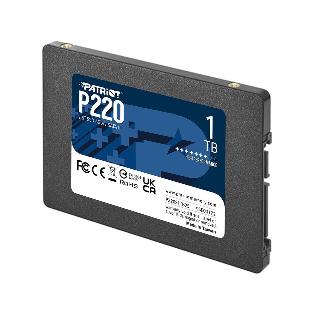 Patriot P220, 1TB (P220S1TB25) cena un informācija | Iekšējie cietie diski (HDD, SSD, Hybrid) | 220.lv