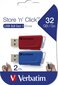 Verbatim Store N Click (49308), 32GB cena un informācija | USB Atmiņas kartes | 220.lv