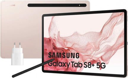 Planšete Samsung Rozā 8 GB RAM 256 GB 5G 12,4" cena un informācija | Planšetdatori | 220.lv