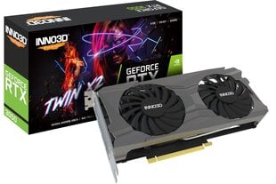 Inno3D GeForce RTX 3050 Twin X2 (N30502-08D6-1190VA42) цена и информация | Видеокарты (GPU) | 220.lv