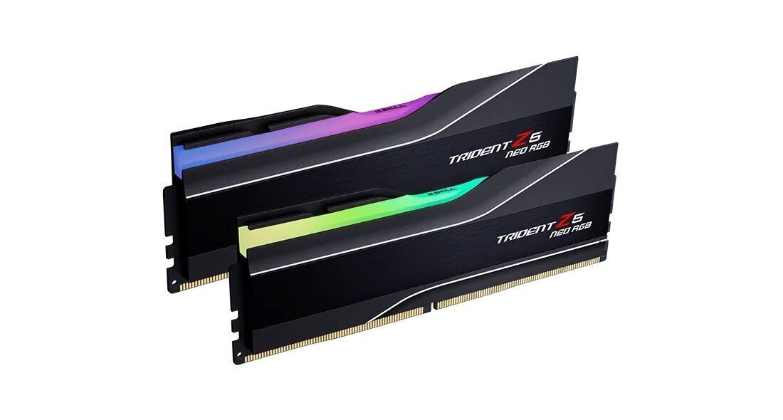 G.Skill Trident Z5 NEO RGB, 64GB (2x32GB), DDR5, 6000MHz (F5-6000J3040G32GX2-TZ5NR) cena un informācija | Operatīvā atmiņa (RAM) | 220.lv