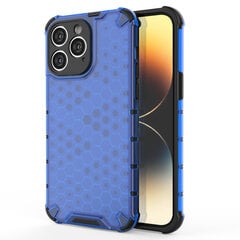 Hurtel Honeycomb для iPhone 14 Pro Max, синий цвет цена и информация | Чехлы для телефонов | 220.lv