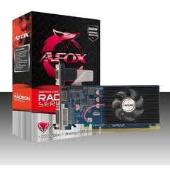 AFOX Radeon HD 6450 1GB DDR3 64Bit DVI HDMI VGA LP (AF6450-1024D3L9) цена и информация | Видеокарты (GPU) | 220.lv