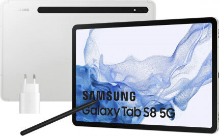 Planšete Samsung Galaxy Tab S8+ Sudrabains 8 GB RAM 256 GB 11" цена и информация | Planšetdatori | 220.lv