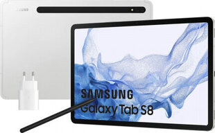 Планшет Samsung Galaxy Tab S8+ Серебристый 11" цена и информация | для планшетов | 220.lv