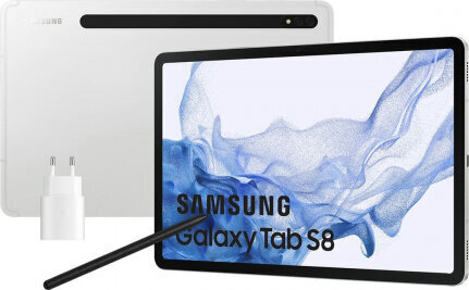 Planšete Samsung Galaxy Tab S8+ Sudrabains 8 GB RAM 256 GB 11" цена и информация | Planšetdatori | 220.lv