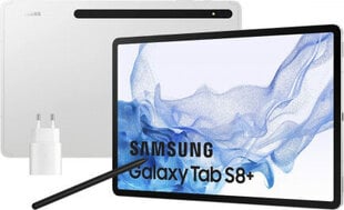 Planšete Samsung Galaxy Tab S8+ Sudrabains 128 GB 8 GB RAM 12,4" cena un informācija | Planšetdatori | 220.lv