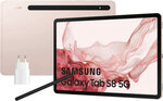 Samsung Galaxy Tab S8, 256 GB, 5G, rozā