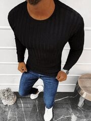 Melns vīriešu džemperis Meger L/2701-49994-L цена и информация | Мужские свитера | 220.lv