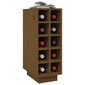 Vīna pudeļu plaukts, 23x34x61cm, medus brūns цена и информация | Virtuves skapīši | 220.lv