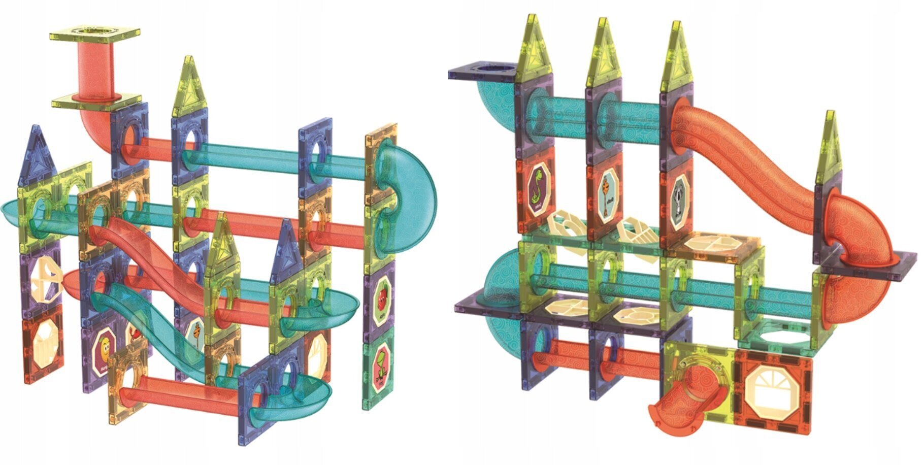 Magnētisko bumbu ceļš 75 elementi cena un informācija | Konstruktori | 220.lv