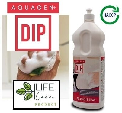 Aquagen DIP trauku mazgāšanas līdzeklis, 1 l цена и информация | Trauku mazgāšanas līdzekļi | 220.lv