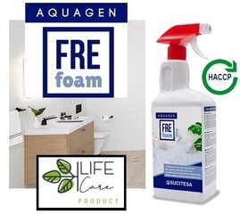 Vannas istabas tīrīšanas līdzeklis Aquagen FRE Foam, 750 ml cena un informācija | Tīrīšanas līdzekļi | 220.lv