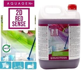 Grīdas tīrīšanas līdzeklis Aquagen 2D RED Sense, 5 l cena un informācija | Tīrīšanas līdzekļi | 220.lv