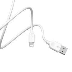 Borofone Cable BX14 LinkJet - USB uz Lightning - 2,4A 3 metri balts cena un informācija | Savienotājkabeļi | 220.lv