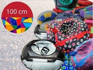 Надувные санки-ватрушка Mosaic, 100 см, IT.D100.6 цена и информация | Санки | 220.lv