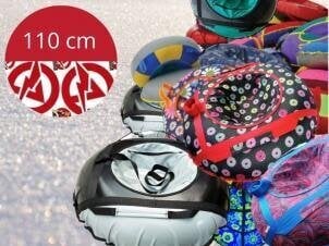 Надувные санки-ватрушка Hockey, 100 см, IT.D100.7 цена и информация | Санки | 220.lv