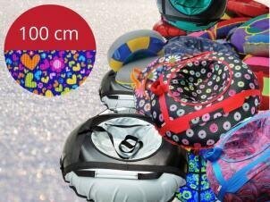 Надувные санки-ватрушка Heart, 100 см, IT.D100.4 цена и информация | Санки | 220.lv