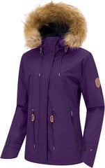 Женская тёплая куртка Wantdo, фиолетовая, размер S цена и информация | Женские куртки | 220.lv