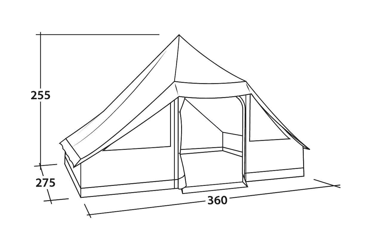 Telts Easy Camp Moonlight Cabin, 10 vietu cena un informācija | Teltis | 220.lv