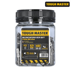 !00шт. Биты для отвертки Premium, PZ2, 25 мм, UK BRAND, TOUGH MASTER® TM-BPZ225 цена и информация | Механические инструменты | 220.lv