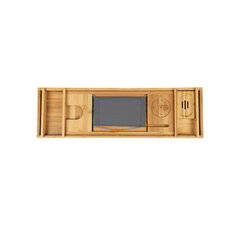Bambusa vannas istabas plaukts/paplāte 109 cm cena un informācija | Vannas istabas aksesuāri | 220.lv