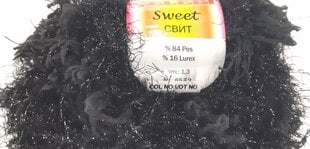 Adīšanas dzija Celebi Sweet 50g, krāsa melna SVT-004 cena un informācija | Adīšana | 220.lv