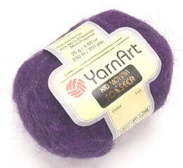 Пряжа для вязания YarnArt Kid Mohair Fonseca 25г, цвет фиолетовый 1V3 цена и информация | Принадлежности для вязания | 220.lv