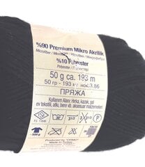 Пряжа для вязания YarnArt Cotton Soft, 100 г, цвет серый 1P2 цена и информация | Принадлежности для вязания | 220.lv