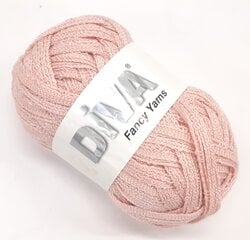 Пряжа для вязания Diva Fancy Yarns 100г, цвет светло-розовый 1R26 цена и информация | Принадлежности для вязания | 220.lv