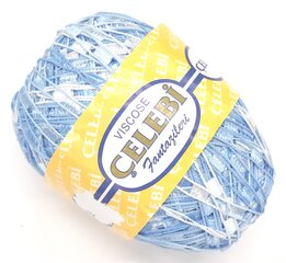 Пряжа для вязания Celebi Fantazileri Viscose 82 г, синяя, 1M3 цена и информация | Принадлежности для вязания | 220.lv