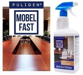 Очиститель-полироль Puligen Mobel Fast для деревянных поверхностей, 1 л цена и информация | Очистители | 220.lv