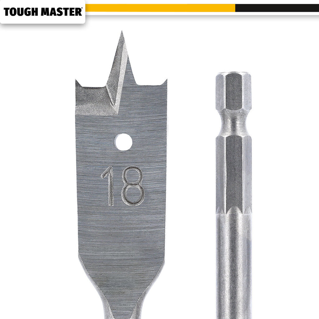 Spalvu urbji kokam 6 gab. 10, 12, 16, 18, 20 un 25 mm UK BRAND, TOUGH MASTER® TM-FDB6 cena un informācija | Rokas instrumenti | 220.lv