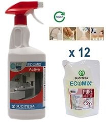 Ароматное чистящее средство Ecomix Active, для ванной, 12 шт цена и информация | Очистители | 220.lv