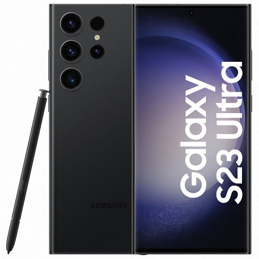 Samsung Galaxy S23 Ultra 5G 8/256GB SM-S918BZKDEUE Black цена и информация | Mobilie telefoni | 220.lv
