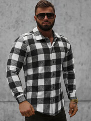 Rūtains vīriešu krekls balts Roda O/L0149-49725-XL цена и информация | Мужские рубашки | 220.lv