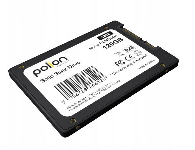 SSD cietais disks POLION 120GB 2,5" SATA III цена и информация | Iekšējie cietie diski (HDD, SSD, Hybrid) | 220.lv