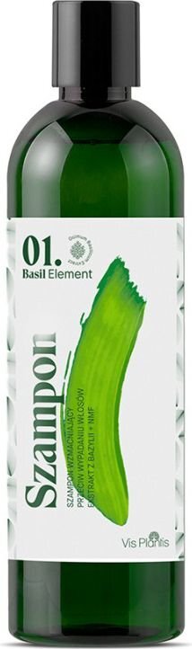 Micelārais šampūns matiem un galvas ādai Vis Plantis Basil Element Szampon, 300 ml цена и информация | Šampūni | 220.lv