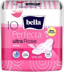 Higiēniskās paketes Bella Perfecta Ultra Rose, 10 gab цена и информация | Тампоны, гигиенические прокладки для критических дней, ежедневные прокладки | 220.lv