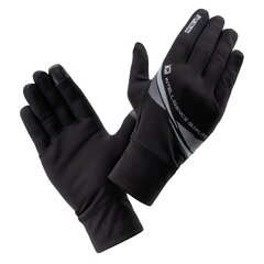 Беговые перчатки IQ Siena 92800378985, черные цена и информация | Мужские шарфы, шапки, перчатки | 220.lv