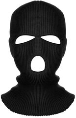 Чёрная термобалаклава, KR80 цена и информация | Мужские шарфы, шапки, перчатки | 220.lv