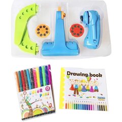 Детский проектор для рисования с 32 мультяшными рисунками и 12 цветными кистями цена и информация | Развивающие игрушки | 220.lv
