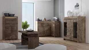 Комплект мебели NADIA II-jesion ciemny цена и информация | Шкафчики в гостиную | 220.lv