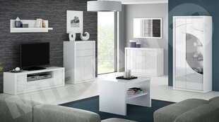 Комплект мебели NARIS I-biel alpejska / biały połysk цена и информация | Шкафчики в гостиную | 220.lv