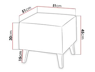 Tumba Naviedo-Moric 13 cena un informācija | Sēžammaisi, pufi | 220.lv